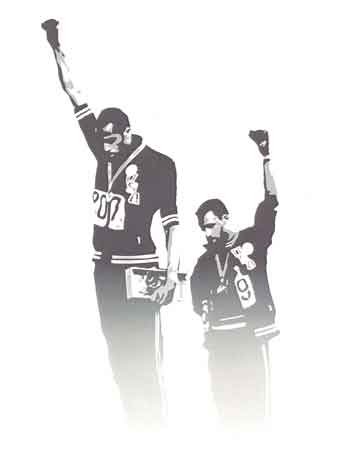 1968 Mexico City olympics - black power salute