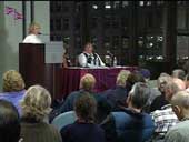 Dr. Peeno answering audience questions