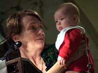 Helen with baby