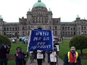 Water Walk begins at BC Legislature